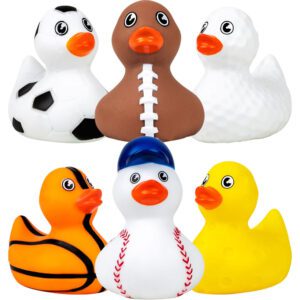 Rubber Sports Ducks 2 inch (50 Pcs.)