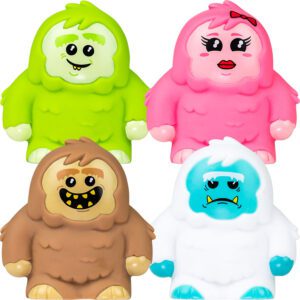 Sasquatch Characters - Assorted Styles, 2.5-Inch, 50 Pieces