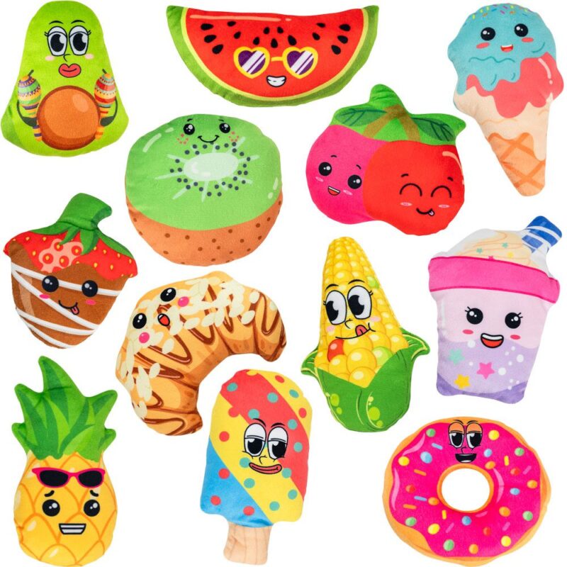 Small Tasty Foodie Plush Asst. (12 Pcs.)