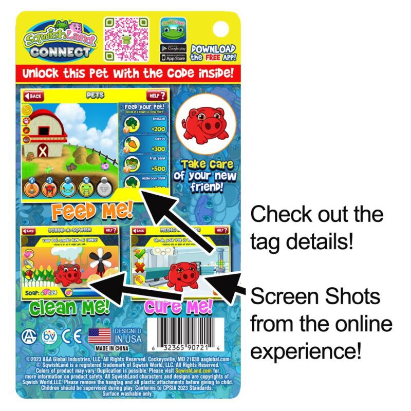 Sqwishland Farm Animals Tag