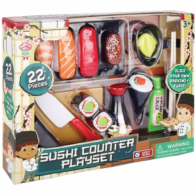 Sushi Counter Kids Playset (22 Pcs.)