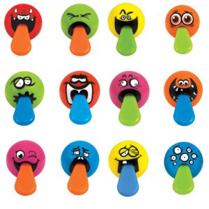 Tongue Tuggerz Asst. Colors Bag (100 Pcs.)