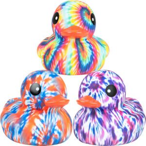 Tye Dye Rubber Ducks Psychedelic 6in (12 Pcs.)