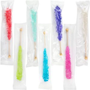 Wrapped Hard Rock Candy Sticks Asst. (120 Pcs.)