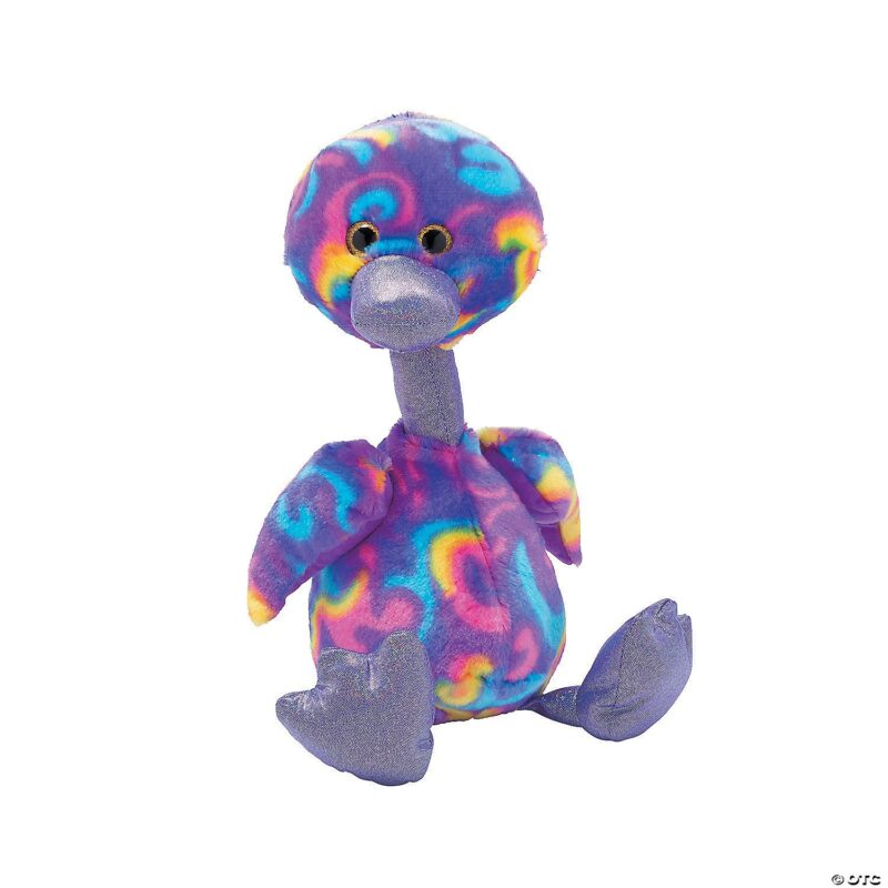 16-inch Psychedelic Stuffed Bird