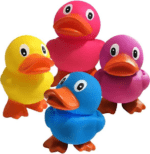 5.75" Rubber Ducks with Sound - 24 CT