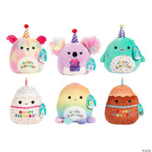 8" Squishmallows Birthday Assortment - 24 ct