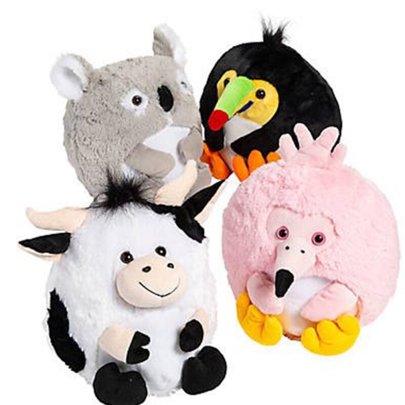 Assorted Animal Squeezables Plush