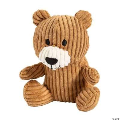 Bulk Case of 144 Brown Corduroy Plush Bears