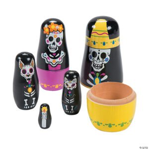 Day of the Dead Nesting Dolls