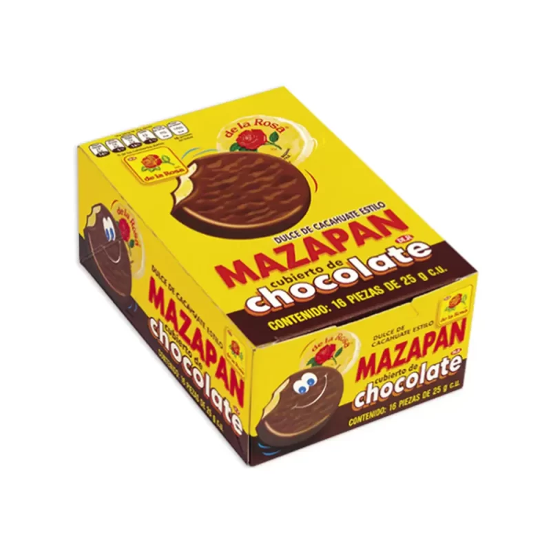 De La Rosa Mazapan Cubierto de Chocolate