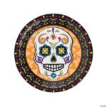 Dia de los Muertos Paper Plates