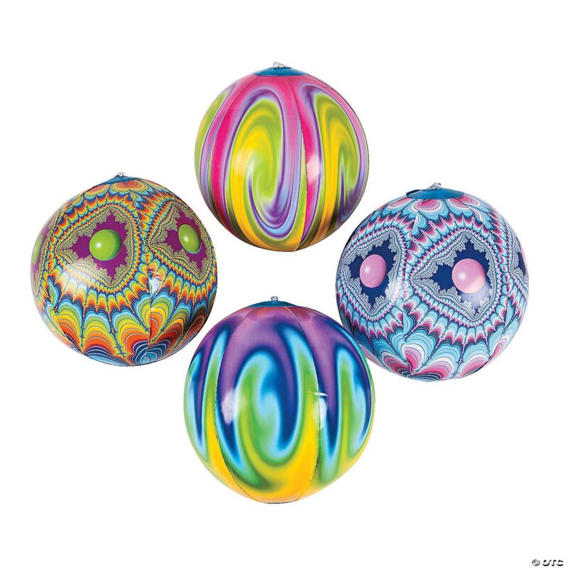 Inflatable Tie-Dye Beach Balls