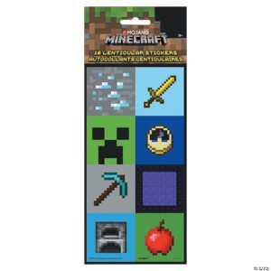 Lenticular Minecraft 3D Stickers