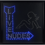 Live Nudes LED Sign