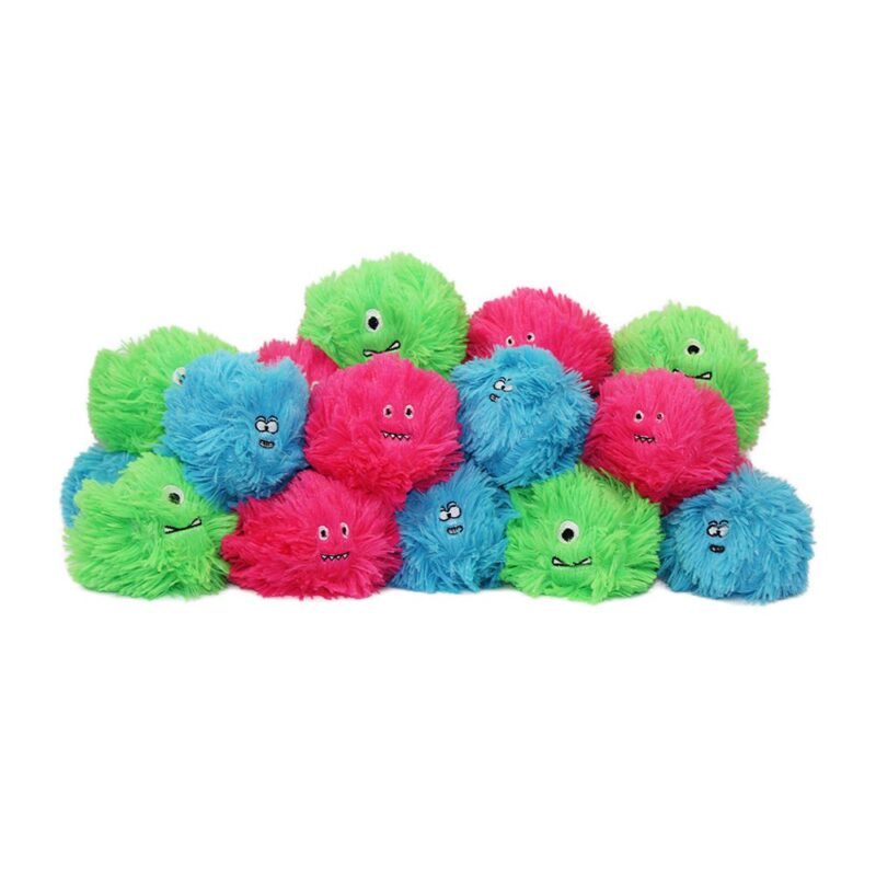 Mini Monster Plush Balls - 250 ct