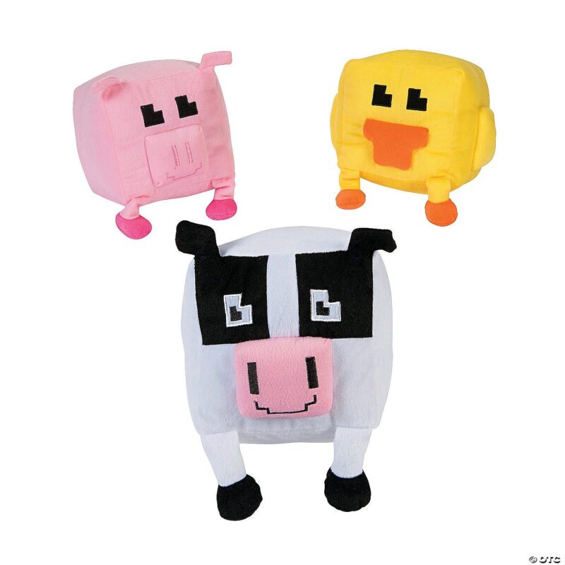 Pixelated Stuffed Animals