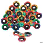 Psychedelic Tie-Dye Fidget Spinners