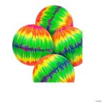 5" Psychedelic Tie-Dye Vinyl Balls, 200-Pack