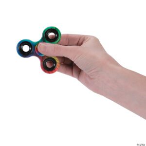 Tie-Dye Plastic Fidget Spinners