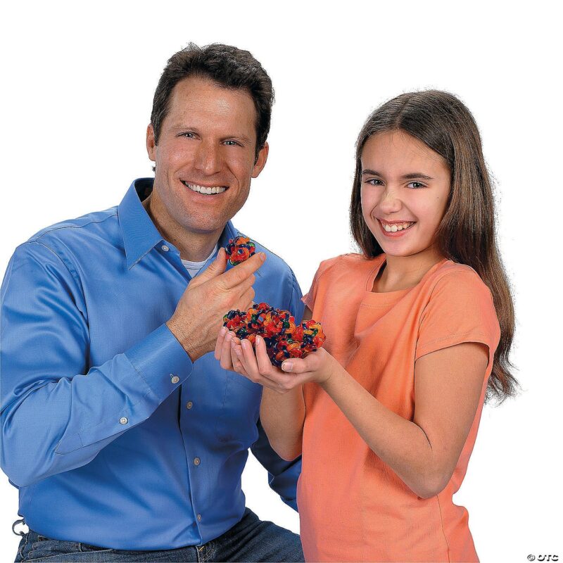 Transparent Intertwined Rubber Balls