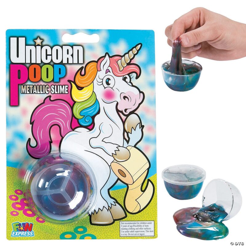 Unicorn Poop Metallic Slime