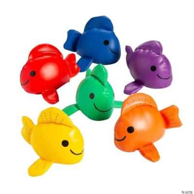 Vinyl Fish Bean Bags Assorted