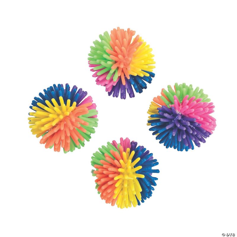 Vinyl Multicolor Porcupine Balls