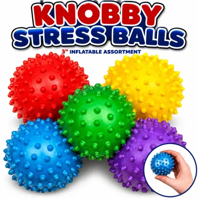 3-inch Mini Knobby Balls - 288 Pieces