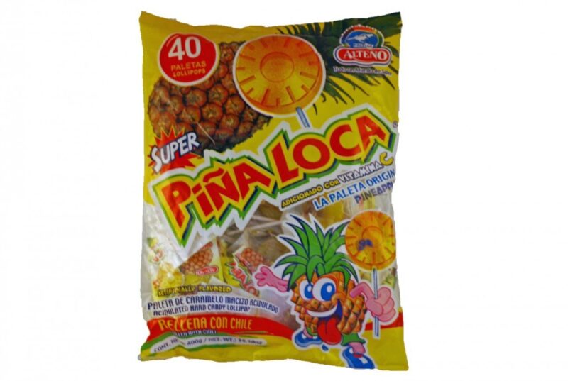 Alteño Super Piña Loca lollipops