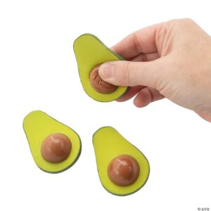 Cute Foam Avocado Toys - 108 Pieces