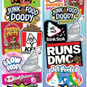 Junk Food Doody Stickers #4