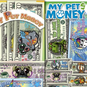 My Pet Money #2 Play Money - 310 Pieces fake money for kids