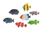 plastic tropical toy fish