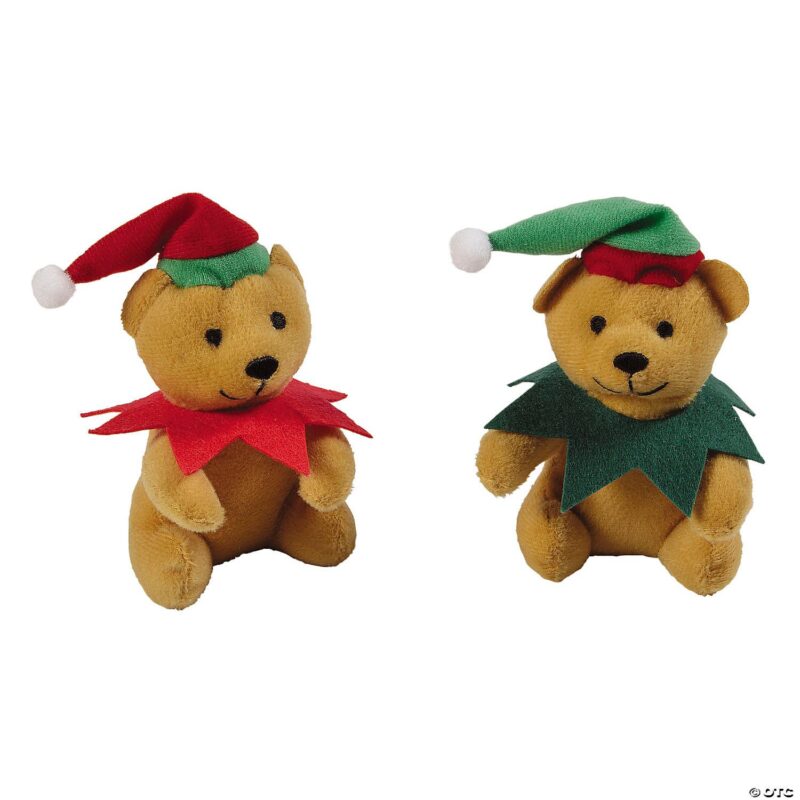 plush Christmas bears