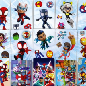 spiderman vending stickers