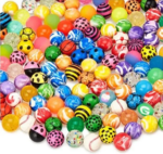 27mm Assorted Superballs Mix - 200 Units/Bag | High-Bounce Balls for Vending Machines & Party Favors