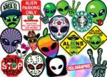 Alien Force (Prismatic) Stickers (300 Count) - Bulk Vend Refills