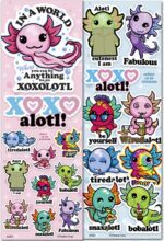 Axolotl Stickers (300 Count) - Flat Vend Refills