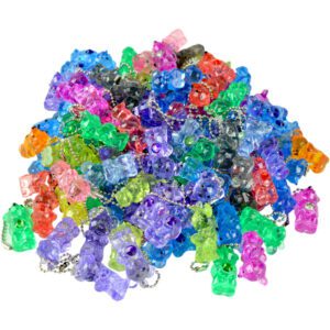 Birthstone Bears in 2-Inch Capsules – 250pcs of Sparkly, Gem-Like Collectible Bears