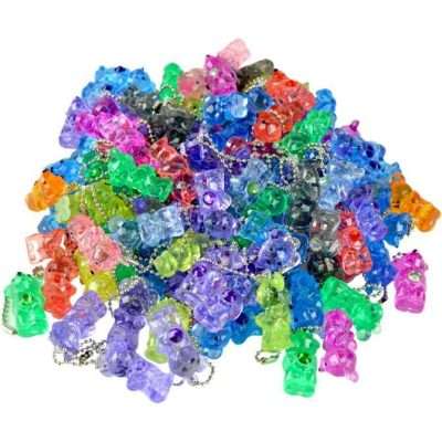 Birthstone Bears in 2-Inch Capsules – 250pcs of Sparkly, Gem-Like Collectible Bears
