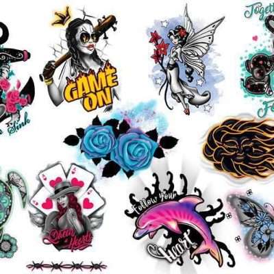 Black Ink Girls Tattoos #2