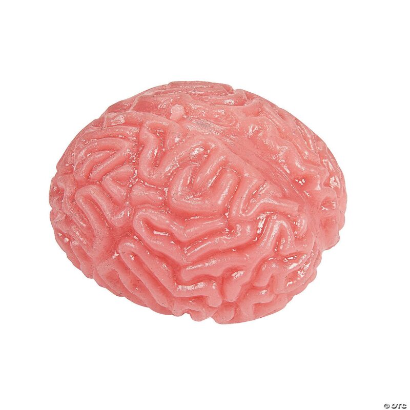 Brain Stress Ball - Brain-Shaped Splat Balls Perfect for Spooky Party Favors