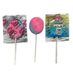 Charms Fluffy Stuff Cotton Candy Lollipops 48 Count