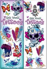 Girls World Tattoos 8 (300 Count) - Bulk Vending Supplies