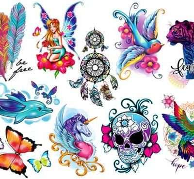 Girls World Tattoos 8 (300 Count) - Bulk Vending Supplies