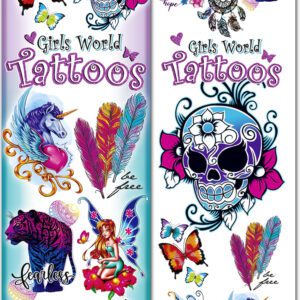 Girls World Tattoos 8 (300 Count) - Bulk Vending Supplies