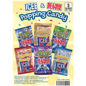 ICEE & SLUSH PUPPiE Assorted Candy Mix in 1.1in Capsules – 250pcs of popping candy in fun flavors