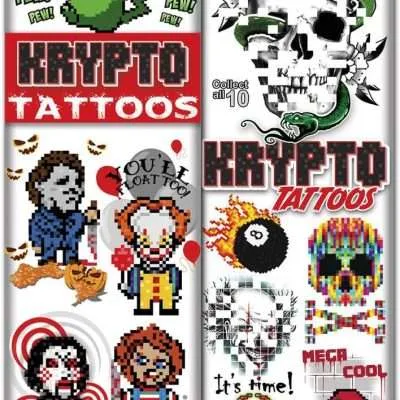 Krypto Villain Tattoos - 300 Count Collection