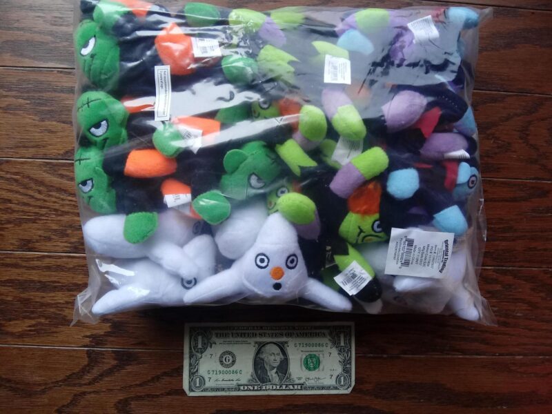 Mini Halloween Plush Monsters Assortment (72 Pieces) - Plush Bean Bag Toys